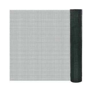 VidaXL Drahtzaun Für Hühner Verzinkt Mit Pvc-Beschichtung 25x1 M Grün