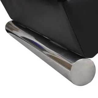 Vidaxl - Chaiselongue Schwarz Kunstleder