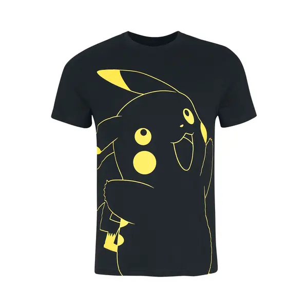 Pokémon Pikachu Männer T-Shirt Schwarz L thumbnail