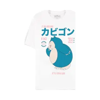 Pokémon Relaxo Dames T-shirt - Wit - Xs