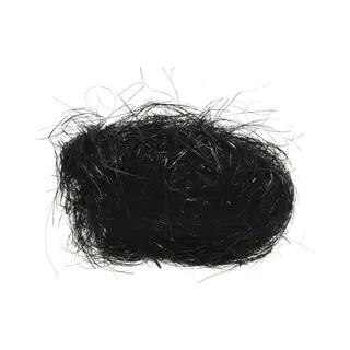 Kaemingk Lametta Engelshaar Glatt 20g Kunststoff Feenhaar Schwarz - Christbaumschmuck Weihnachtsdekoration - Feines Füllmaterial Für Verpackungen