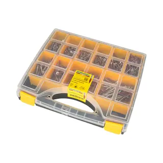 Rotadrill - Assortimentkoffer Xl - Torx Met Pluggen Platkop - Voldraad - Verzinkt (12)