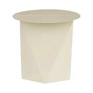 Zuiver, Salontafel, Side Table Foldy Beige (Ø 45 X 40, 5 Cm)