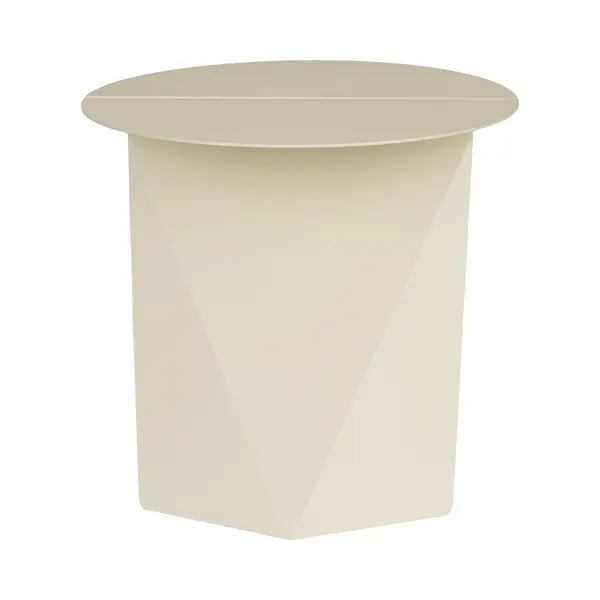 Zuiver, Salontafel, Side Table Foldy Beige (Ø 45 X 40, 5 Cm) thumbnail
