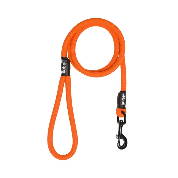 Rebel Petz Hondenriem - Oranje - L - 12mm X 140cm thumbnail
