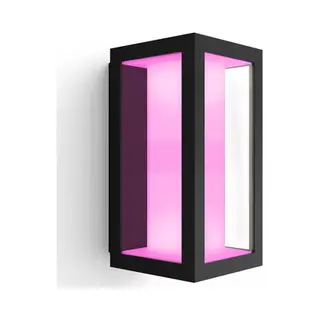 Philips by Signify Philips Hue White and Color ambiance Impress Outdoor Wandleuchte schwarz