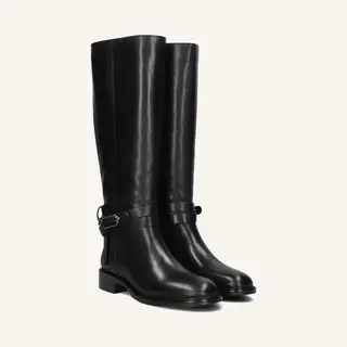 Stefano Lauran Pe2076 Laarzen - Leer - Dames - Zwart - Maat 38