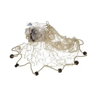 Gerkimex Deco Visnet Met Kurken - 200 X 150 Cm - Naturel Kleur - Strand Thema Decoratie Net