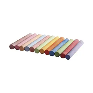 Rayher hobby materialen Rayher Schoolbord Krijtjes Gekleurd - 12x Stuks - Alle Kleuren - Voor Kinderen