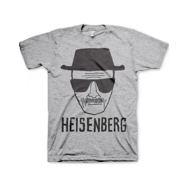 T-shirt Breaking Bad Heisenberg Grijs L thumbnail