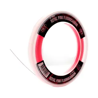 Dlt Royal Pink - Fluoro Carbon - 200m 0.35mm 9.75kg Trekkracht - Vislijn