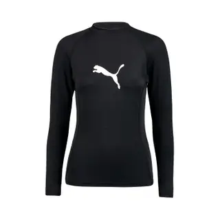 Puma Damen Puma Dames Rashguard Met Lange Mouwen Rash Guard Shirt, Schwarz, L Eu