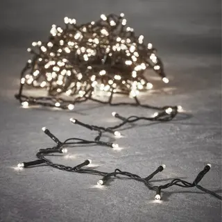 Luca Lighting Kerstverlichting Lichtsnoer - Ook Voor Buiten - 240 Lampjes Warm Wit - Timer - 1800 Cm