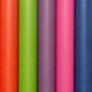 Benza Cadeaupapier - Gekleurde Kraft Inpakpapier - 200 X 70 Cm - 6 Rollen