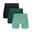 Zwart, Petrol & Lichtgroen Ton Sur Ton