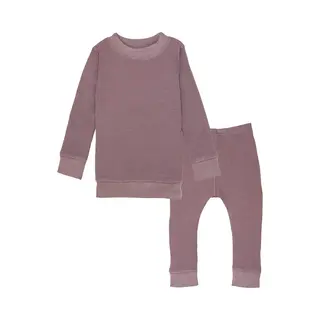 Lodger - Babypyjama Maat 68 - 4-6 Maanden - Paars - Katoen - Ademend En Luchtig