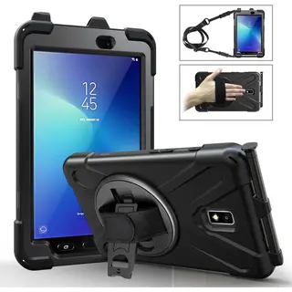 Hybride Hoesje Met Handriem Zwart Geschikt Voor Samsung Galaxy Tab Active 2