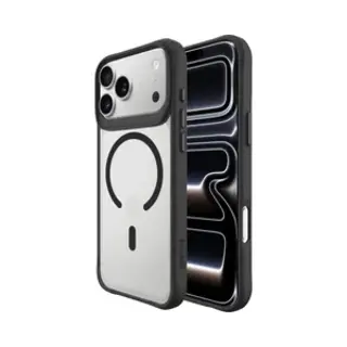 Buddi Hybrid - Hoesje Geschikt Voor Apple IPhone 17 Pro Max - Compatibel Met MagSafe - Back Cover Met Magneet - Magnetische Beschermhoes - Matte Zwart