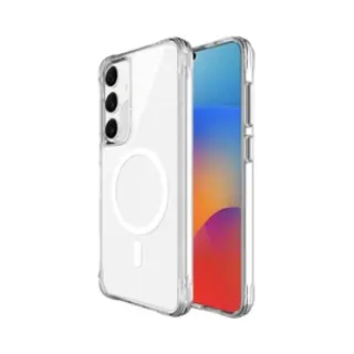 Buddi Core - Hoesje Geschikt Voor Samsung Galaxy S25 Plus / S24 Plus - Compatibel Met MagSafe - Back Cover Met Magneet - Doorzichtige Telefoonhoes -