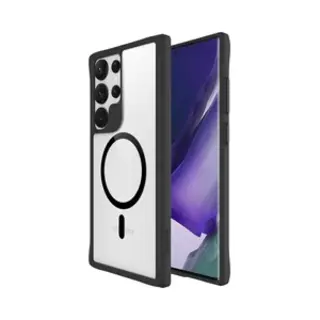 Buddi Hybrid - Hoesje Geschikt Voor Samsung Galaxy S23 Ultra - Compatibel Met MagSafe - Back Cover Met Magneet - Magnetische Beschermhoes - Case