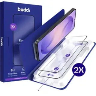 2-Pack Screenprotector Geschikt Voor Samsung Galaxy S26 Plus - Buddi Easy Fit Tempered Glass Met Installatietray - 9H+ Gehard Glas - Case Friendly