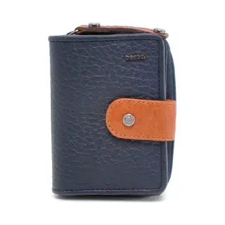 Berba Portemonnee / Portefeuille Dames - Ritsportemonnee - Leer - Chamonix - Blauw