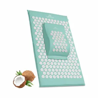 Pure Relief PureRelief Acupressuur Spijkermat – Inclusief Hoofdkussen & Draagtas - 7500 Drukpunten Voor Ontspanning & Pijnverlichting - Eco-Friendly & Duurzaam