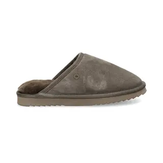 Warmbat Classic Unisex Suede Heren Sloffen - Pebble
