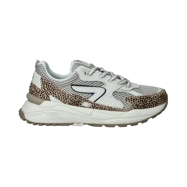 Hub Grid-w Sneakers Dames - Leren Sneaker - Wit - Maat 38 thumbnail