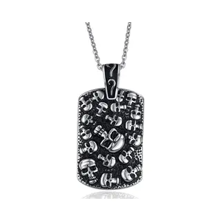 Mendes Skeleton Kettinghanger Met Jasseron Ketting