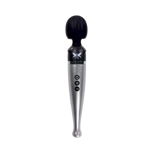 Pixey - DeLuxe Silver Edition - Oplaadbare Wand Vibrator - De Krachtigste Pixey Die Er Is!) thumbnail