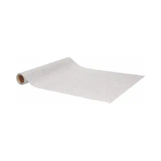 Home & Styling Tafelloper - Zilver - Glitters - L250 X B28 Cm - Polyester - Tafelkleed Loper
