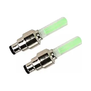 Fietswielverlichting Firefly Ventiel Led Lampjes Groen 2 Stuks
