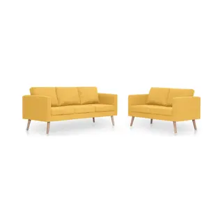 VidaXL 276856 Sofa 3 Sitz(e) Gelb