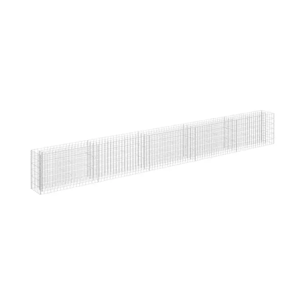 Vidaxl Gabionen-hochbeet Verzinkter Stahl 450×30×60 Cm thumbnail