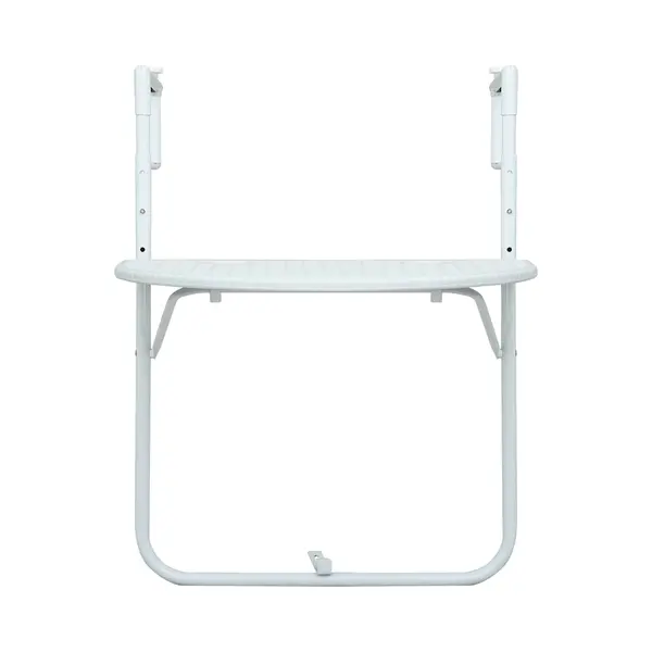 VidaXL Balkon-Hängetisch Weiß 60x64x83, 5 Cm Kunststoff Rattan-Optik thumbnail