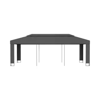 Pavillon Mit Doppeldach 3 X 6 M Anthrazit - Vidaxl