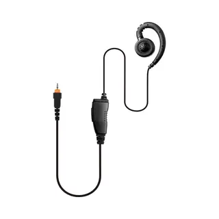 Hoornie® Portofoon Oortje Voor Motorola CLP446 / CLK446. Met Kevlar Versterkte Kabel.