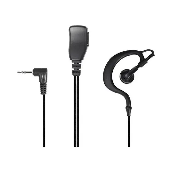 Hoornie® G-Shape Oortje Voor Motorola Tlkr / TalkAbout Walkie Talkies. Met Kevlar Versterkte Kabels. Tlkr-T60, Tlkr-T61, Tlkr-T62, Tlkr-T72, thumbnail
