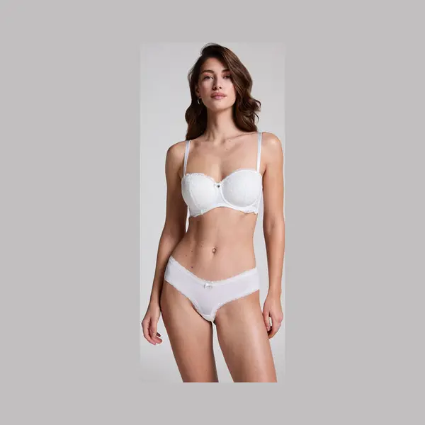 Hunkemöller Brazilian Georgia Katoen Wit thumbnail