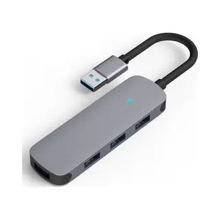 Mmobiel Usb-A To 4x Usb-A Adapter Port Hub - 4-in-1 Splitter - 3.0-5Gbps - Compatible With Dell, Lenovo, Acer - 4-port Usb Hub - Data Hub - Divider -