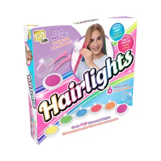 Goliath - Fablab Hairlights - Haar Kleuren Met Haarkrijt - Kindervriendelijke Kleuren – Uitwasbaar – Vanaf 8 Jaar