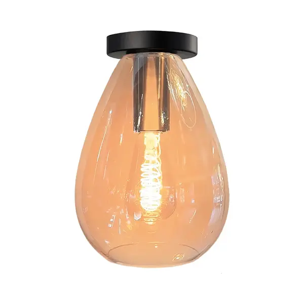 Freelight - Plafondlamp Dorato H 26 Cm Zwart Goud thumbnail