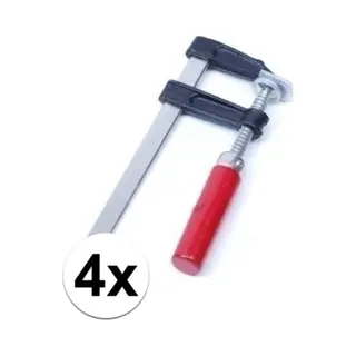 4 Stuks Metalen Lijmklemmen / Hobbyklemmen In Opbergetui