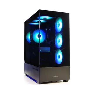 BitBull Amd Ryzen 5 5500 - NVidia GeForce Rtx 5060 8GB - 32GB Ram - 1TB Ssd - Sharkoon AK6 Rgb Black Aquarium Case - WiFi 6 / Bluetooth 5.4