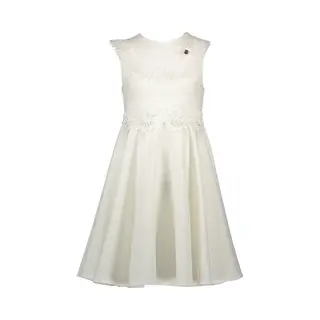 Le Chic C012-5870 - Meisjes Jurk - Mouwloos Met Luxe Bloemen - Maat 152