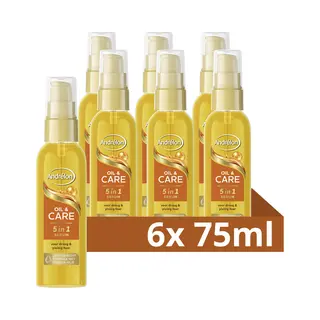 6x Andrélon Haarserum Oil&Care 75 Ml