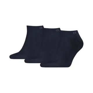 Calvin Klein - Sneakersokken Heren - 3 Paar Ck Sokken - Navy - Maat 43/46