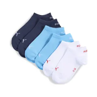 Puma Kids 3P Sneakersokken Plain Blauw & Wit