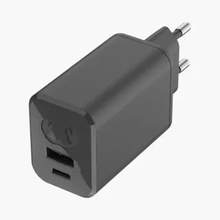 Fresh 'n Rebel 2WC65SG oplader voor mobiele apparatuur Smartphone, Tablet Grijs Ac Snel opladen Binnen